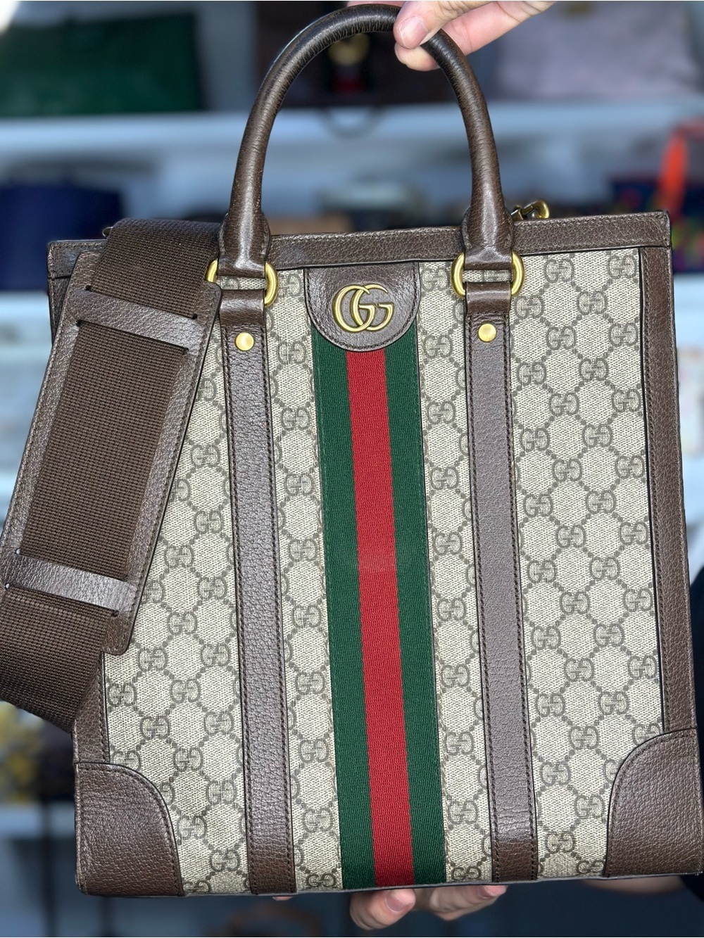 GUCCI OPHIDIA 2 WAY BAG